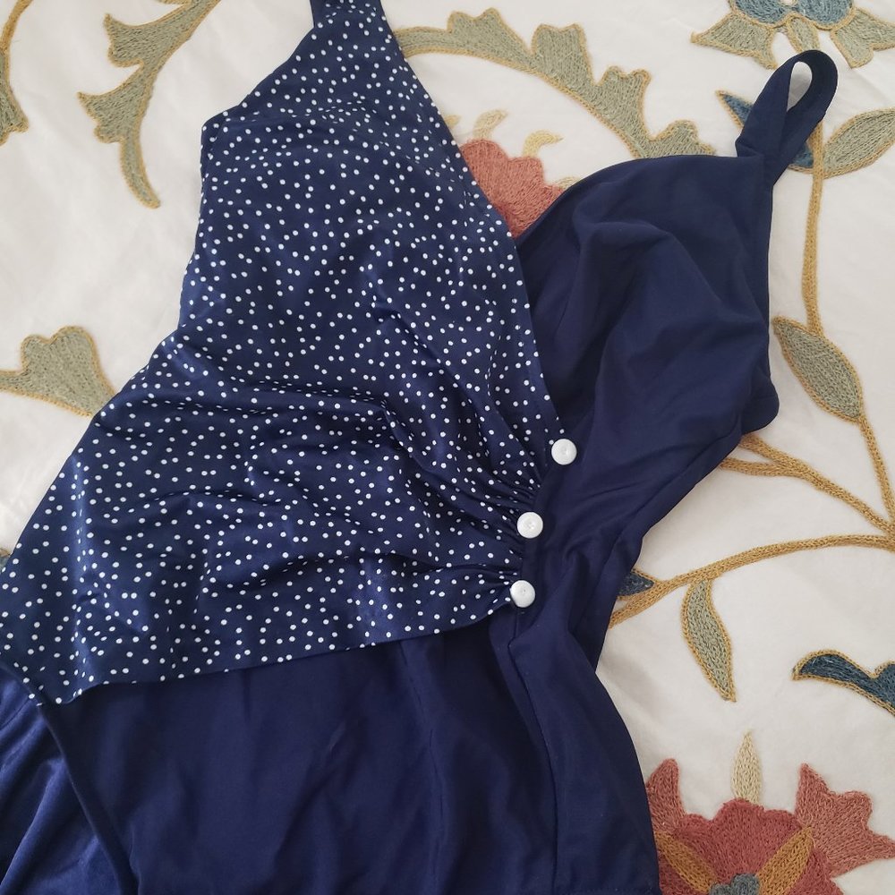 SLIM ALLURE SIZE 14L BATHING SUIT-MADE IN USA